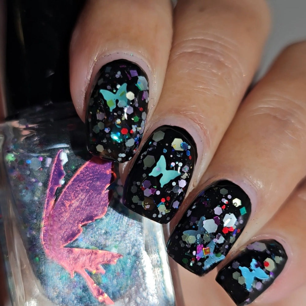 Festive Butterflies (Glitter Topper) (14 ml)