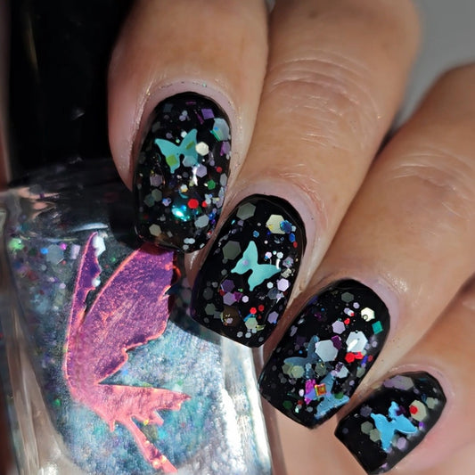 Festive Butterflies (Glitter Topper) (7 ml)
