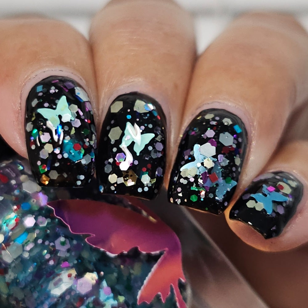 Festive Butterflies (Glitter Topper) (14 ml)