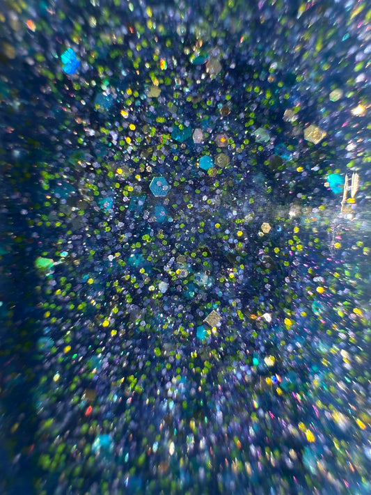 Blue Sparkle Space
