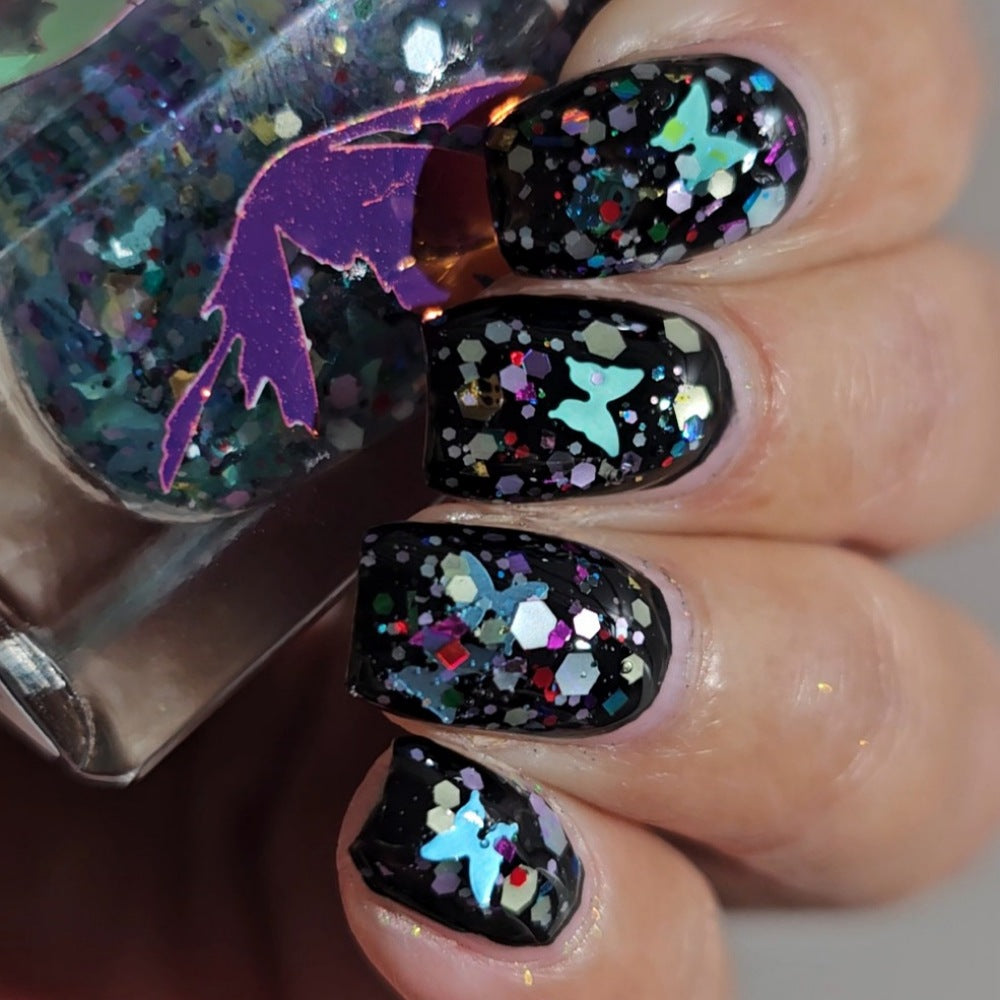 Festive Butterflies (Glitter Topper) (14 ml)