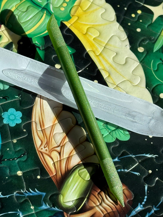 Dual-head Glass Cuticle Pusher