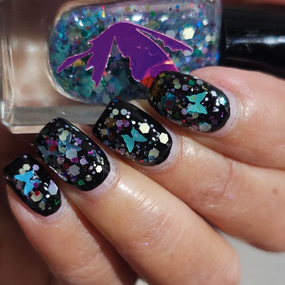 Festive Butterflies (Glitter Topper) (14 ml)