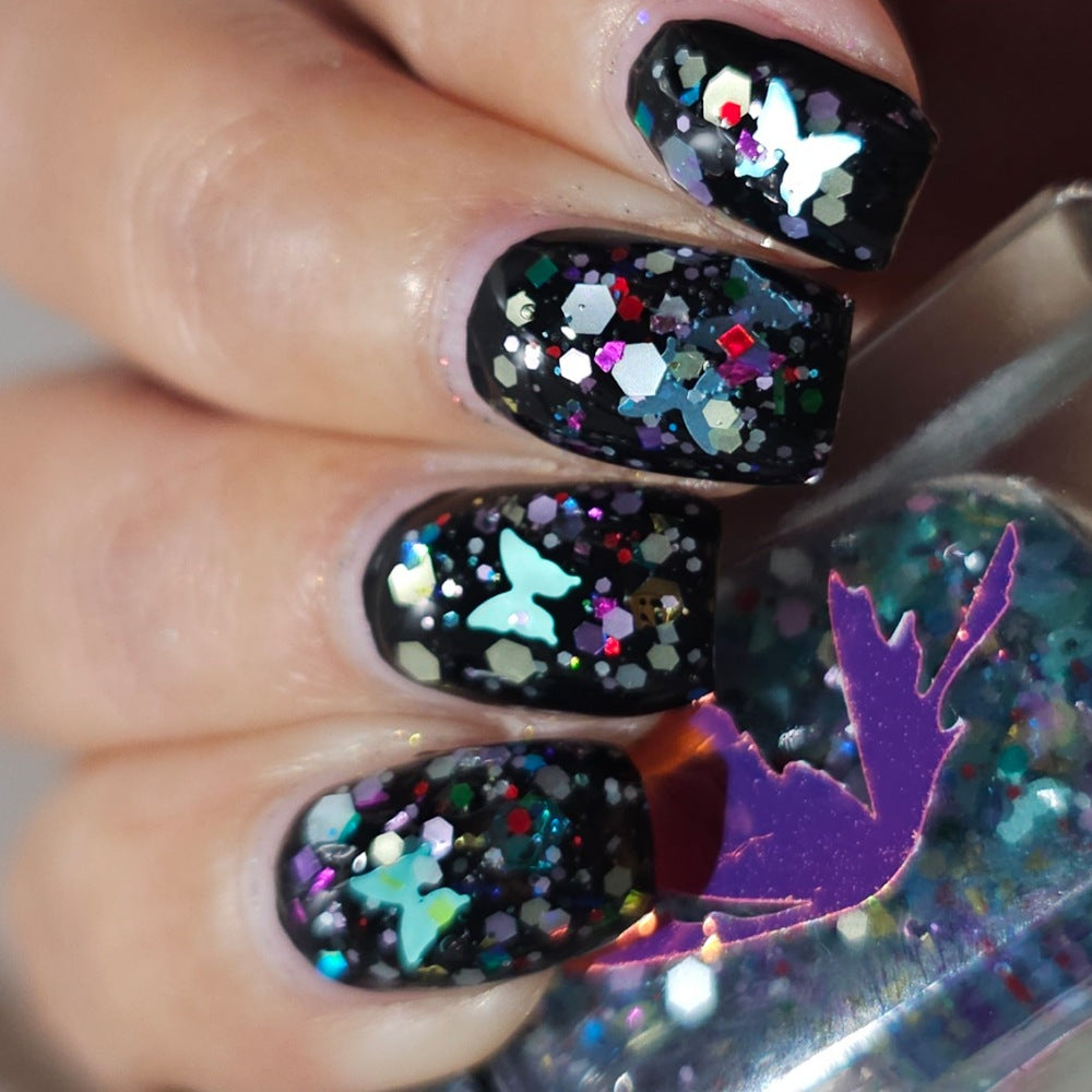 Festive Butterflies (Glitter Topper) (14 ml)